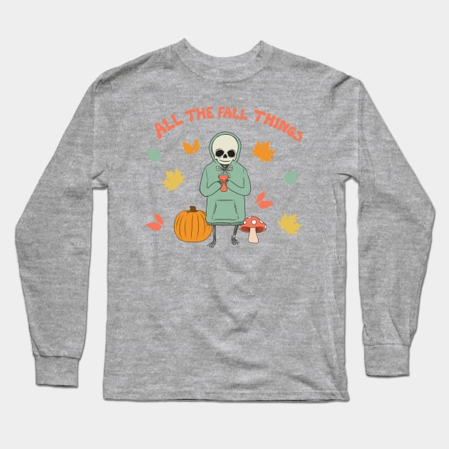 All The Fall Things Long Sleeve T-Shirt by cecececececelia